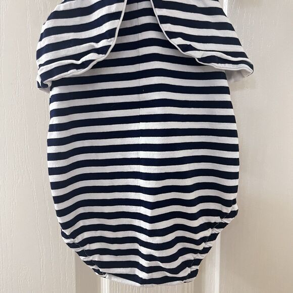 Florence Eiseman Black Striped Ladybug Romper Girls Size 6 Months - Picture 10 of 10